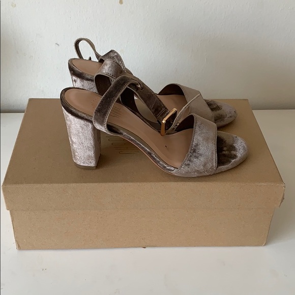 Anthropologie Charlotte Stone Samia Heels (slate) - Picture 4 of 6